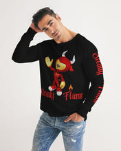 Load image into Gallery viewer, STEADY FLAME BULL LONGSLEEVE - RED/BLACK Men's All-Over Print Long Sleeve Tee