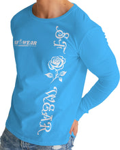 Load image into Gallery viewer, SF WEAR 5STAR 2.0 - LIGHT BLUE Men's All-Over Print Long Sleeve Tee