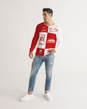 Load image into Gallery viewer, SF WEAR FLAVA - RED/WHITE Men's All-Over Print Long Sleeve Tee