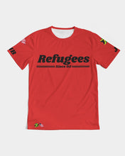 Load image into Gallery viewer, REFUGEES 2.0 - RED Men's All-Over Print Tee
