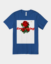 Load image into Gallery viewer, EVERYTHING ROSES (Jersey T-Shirt) - BLUE/WHITE/RED