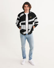 Load image into Gallery viewer, WILD - BLACK/WHITE JACKET Men's All-Over Print Bomber Jacket