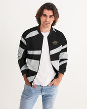 Load image into Gallery viewer, WILD - BLACK/WHITE JACKET Men's All-Over Print Bomber Jacket