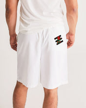 Load image into Gallery viewer, ETR 3 STRIPE Shirt - White Men's All-Over Print Jogger Shorts
