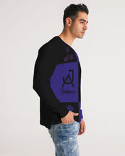 Load image into Gallery viewer, SF WEAR FLAVA - PURPLE /BLACK Men's All-Over Print Long Sleeve Tee
