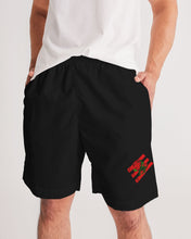 Load image into Gallery viewer, ETR 3 STRIPE TOP - BLACK Men's All-Over Print Jogger Shorts