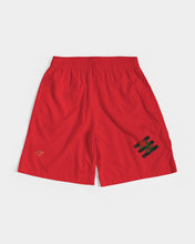 Load image into Gallery viewer, ETR 3 STRIPE TOP - RED Men's All-Over Print Jogger Shorts