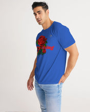 Load image into Gallery viewer, EVERYTHING ROSES 3 LINK UP - RED/BLUE Men's All-Over Print Tee