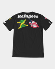 Load image into Gallery viewer, REFUGEES 2.0 - BLACK Men's All-Over Print Tee
