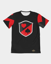 Load image into Gallery viewer, THE SHIELD SPADES/HEART - BLACK Men's All-Over Print Tee