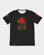Load image into Gallery viewer, 1 ROSE - BLACK Men's T-SHIRT