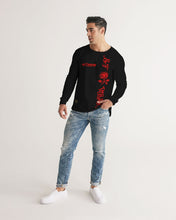 Load image into Gallery viewer, SF WEAR 5STAR 2.0 - BLACK/RED Men's All-Over Print Long Sleeve Tee