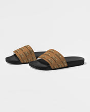 Load image into Gallery viewer, SF FLAME CREST SLIDE - BLACK/BROWN Men's Slide Sandal