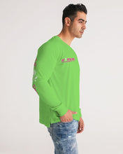 Load image into Gallery viewer, SF WEAR 5STAR LONGSLEEVE - SCHOCKING COLOR GREEN Men's All-Over Print Long Sleeve Tee