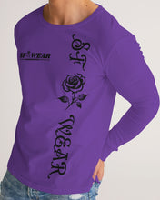 Load image into Gallery viewer, SF WEAR 5STAR 2.0 - PURPLE Men's All-Over Print Long Sleeve Tee