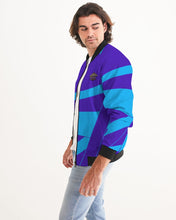 Load image into Gallery viewer, WILD - PURPLE/BLUE JACKET Men's All-Over Print Bomber Jacket