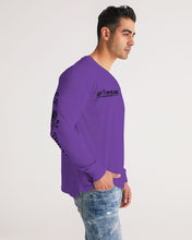 Load image into Gallery viewer, SF WEAR 5STAR 2.0 - PURPLE Men's All-Over Print Long Sleeve Tee