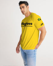 Load image into Gallery viewer, REFUGEES 2.0 - YELLOW Men's All-Over Print Tee