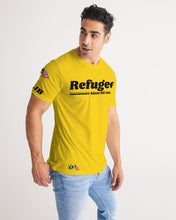 Load image into Gallery viewer, REFUGEES 2.0 - YELLOW Men's All-Over Print Tee