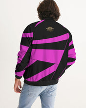 Load image into Gallery viewer, WILD - PINK/BLACK Men's All-Over Print Bomber Jacket