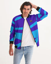 Load image into Gallery viewer, WILD - PURPLE/BLUE JACKET Men's All-Over Print Bomber Jacket