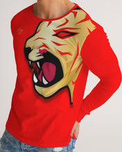 Load image into Gallery viewer, FLAME ROAR - RED Men's All-Over Print Long Sleeve Tee