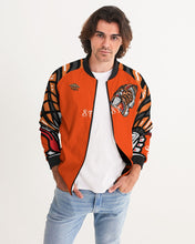 Load image into Gallery viewer, SF TIGER ROAR 2.O JACKET - ORANGE Men's All-Over Print Bomber Jacket