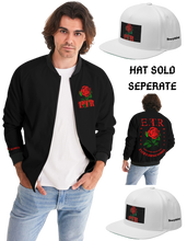 Load image into Gallery viewer, ETR 1 ROSE JACKET - BLACK Men's Bomber Jacket