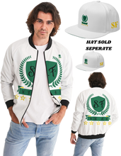 Load image into Gallery viewer, SF WEAR 1 YARD - WHITE Men's All-Over Print Bomber Jacket