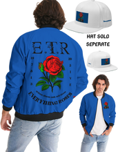 Load image into Gallery viewer, ETR 1 ROSE JACKET - BLUE Men's Bomber Jacket