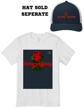 Load image into Gallery viewer, EVERYTHING ROSES 3.0 (Jersey T-Shirt) - WHITE/NAVY/RED