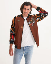 Load image into Gallery viewer, SF TIGER ROAR 2.O JACKET - DARK BROWN Men's All-Over Print Bomber Jacket