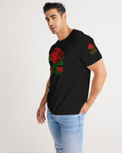 Load image into Gallery viewer, 1 ROSE - BLACK Men's T-SHIRT