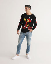 Load image into Gallery viewer, STEADY FLAME BULL LONGSLEEVE - RED/BLACK Men's All-Over Print Long Sleeve Tee