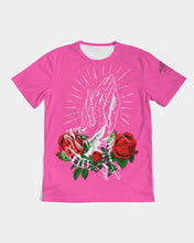 Load image into Gallery viewer, ROSE AND ROSARY - PINK Men's All-Over Print Tee