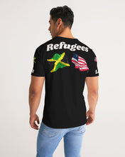 Load image into Gallery viewer, REFUGEES 2.0 - BLACK Men's All-Over Print Tee