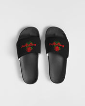 Load image into Gallery viewer, EVERYTHING ROSES RED/BLACK SLIDE Men's Slide Sandal