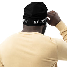 Load image into Gallery viewer, SF WEAR 5STAR - BLACK/WHITE All-Over Print Beanie