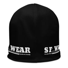 Load image into Gallery viewer, SF WEAR 5STAR - BLACK/WHITE All-Over Print Beanie