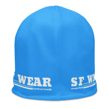 Load image into Gallery viewer, SF WEAR 5STAR - LIGHT Blue All-Over Print Beanie