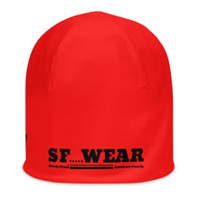 Load image into Gallery viewer, SF WEAR 5STAR - RED All-Over Print Beanie