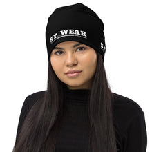 Load image into Gallery viewer, SF WEAR 5STAR - BLACK/WHITE All-Over Print Beanie