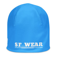 Load image into Gallery viewer, SF WEAR 5STAR - LIGHT Blue All-Over Print Beanie