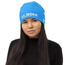 Load image into Gallery viewer, SF WEAR 5STAR - LIGHT Blue All-Over Print Beanie