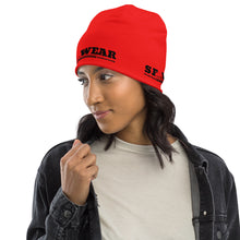 Load image into Gallery viewer, SF WEAR 5STAR - RED All-Over Print Beanie