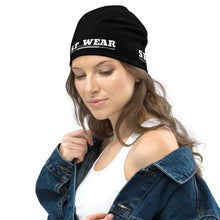 Load image into Gallery viewer, SF WEAR 5STAR - BLACK/WHITE All-Over Print Beanie