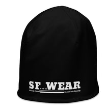 Load image into Gallery viewer, SF WEAR 5STAR - BLACK/WHITE All-Over Print Beanie