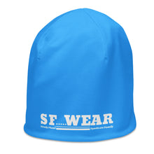Load image into Gallery viewer, SF WEAR 5STAR - LIGHT Blue All-Over Print Beanie