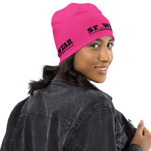 Load image into Gallery viewer, SF WEAR 5STAR - HOT PINK All-Over Print Beanie