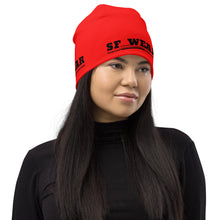 Load image into Gallery viewer, SF WEAR 5STAR - RED All-Over Print Beanie
